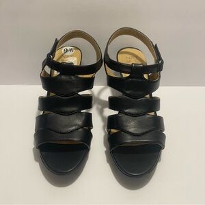 Naturalizer Women's Black Strappy Sandals